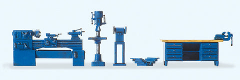Preiser 17706 HO/OO Gauge Workshop Equipment