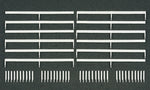 Preiser 18202 HO/OO Gauge Crash Barriers and Posts (52) Kit