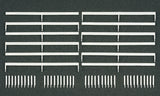 Preiser 18202 HO/OO Gauge Crash Barriers and Posts (52) Kit