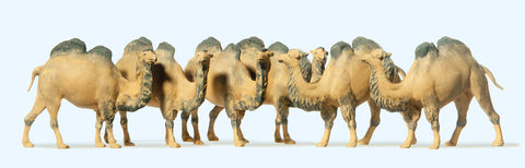 Preiser 20383 HO/OO Gauge Circus Camels (5) Figure Set