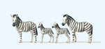 Preiser 20387 HO/OO Gauge Circus Zebras (4) Figure Set