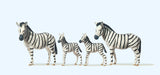 Preiser 20387 HO/OO Gauge Circus Zebras (4) Figure Set