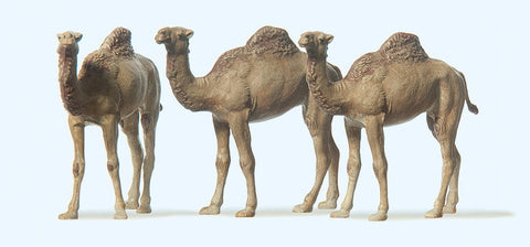 Preiser 20397 HO/OO Gauge Circus Dromedaries (3) Figure Set