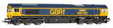 Hornby R30334 OO Gauge GBRf, Class 66, Co-Co, 66705 'Golden Jubilee' - Era 9