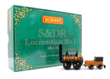 Hornby R30346 OO Gauge S&DR, 0-4-0, Locomotion No. 1 - Era 1