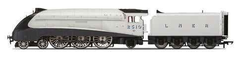 Hornby R30457 OO Gauge Hornby Dublo LNER Class A4 4-6-2 2510 Quicksilver 90th Anniversary Collection