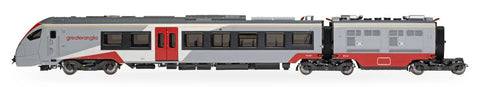 Hornby R3963 OO Gauge Greater Anglia, Class 755/3 'Flirt' 3 Car Train Pack - Era 11