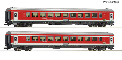 Roco 6200097 HO Gauge DBAG RE Bpmz MUC-NBG Coach Set (2) VI