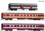 Roco 6200127 HO Gauge OBB D704 Express Train Bmpz/Ds Coach Set (3) V