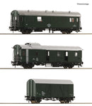 Roco 6200134 HO Gauge OBB Works Train Coach Set (3) IV