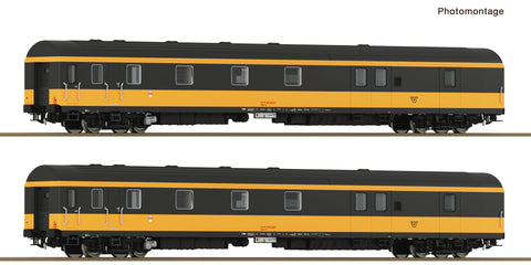Roco 6200188 HO Gauge OBB Post-m Postal Coach Set (2) V