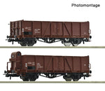 Roco 6600123 HO Gauge OBB Open Wagon Set (2) IV