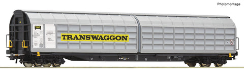 Roco 6600166 HO Gauge Transwaggon Habbilns Sliding Wall Wagon VI