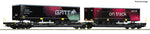 Roco 6600170 HO Gauge TXL T3000e Dbl Pocket Wagon w/GATT Trailer Load VI