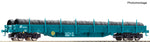 Roco 6600185 HO Gauge FS Res Bogie Stake Wagon w/Wire Reel Load V