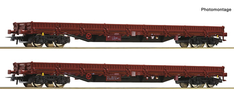 Roco 6600186 HO Gauge ZSSK Cargo Res Bogie Stake Wagon VI
