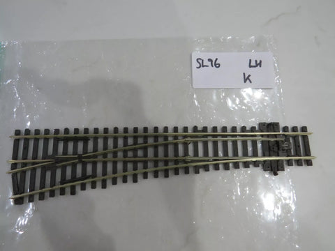 Peco SL-96 OO Gauge L/H Medium Radius Insulfrog Turnout/Point