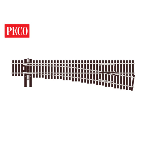 Peco SL-U8361 HO Gauge Code 83 No 6 R/H Unifrog Turnout