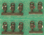 Springside DA4A/10 OO Gauge LMS Head & Tail Lamps Black (Pk 10)