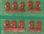 Springside DA4B/10 OO Gauge Midland Head & Tail Lamps Maroon (Pk 10)