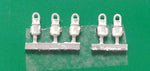 Springside DA5/5 OO Gauge Whitemetal LNER White Head & Tail Lamps (Pack 5)