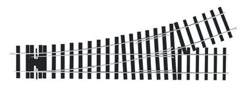 Peco ST-U751 O Gauge Code 124 Unifrog Left Hand Point/Turnout Bullhead