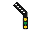 Train-Tech DS4L OO Gauge DCC Signal (LH Feather) 3 Aspect Distant