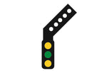 Train-Tech DS4R OO Gauge DCC Signal (RH Feather) 3 Aspect Distant