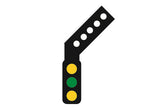 Train-Tech DS4R OO Gauge DCC Signal (RH Feather) 3 Aspect Distant
