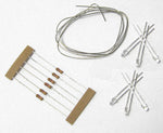 Train-Tech LED11 LED Pack Warm White (6) with Resistors & Tinned Wire