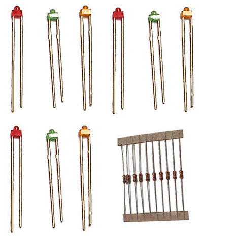 Train-Tech LED3 LED Pack Traffic Lights (3 Extra Sets)