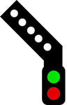 Train-Tech SK2L OO Gauge Signal Kit (LH Feather) 2 Aspect Home