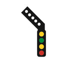 Train-Tech SK6L OO Gauge Signal Kit (LH Feather) 4 Aspect Outer Distant