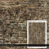 Scale Model Scenery TX148 OO Gauge Weathered Sandstone Ashlars Texture Paper (x5)