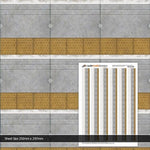 Scale Model Scenery TX212 OO Gauge Network Rail Platform Edge Coping Buff Paving (x5)