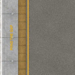 Scale Model Scenery TX233 OO Gauge Asphalt Platform Sheets w Network Rail Coping (x5)