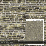 Scale Model Scenery TX268 OO Gauge Yorkshire Stone Texture Paper (x5)