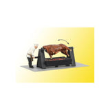 Viessmann 1552 HO/OO Gauge eMotion Grill with Rotating Bull and Embers