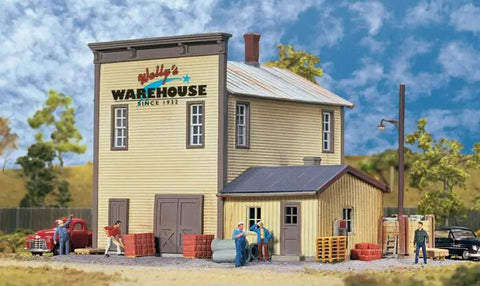 Walthers 933-3654 HO Gauge Wally's Warehouse Kit
