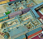 Walthers 933-3047 HO Gauge Stock Yards Two Pens Kit