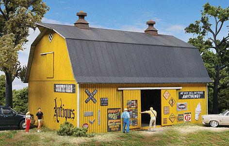 Walthers 933-3339 HO Gauge Antiques Barn Kit