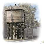Walthers 933-3531 HO Gauge Wood Water Tank Kit