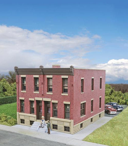 Walthers 933-3778 HO Gauge Row House Kit