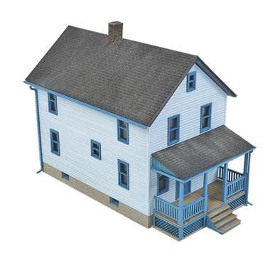 Walthers 933-3786 HO Gauge Two Storey Frame House Kit