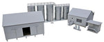 Walthers 933-4059 HO Gauge Trackside Oil Dealer with Storage Tanks Kit