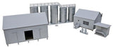 Walthers 933-4059 HO Gauge Trackside Oil Dealer with Storage Tanks Kit