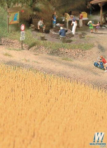 Walthers 949-1143 HO Gauge Harvest Wheat Field Brown