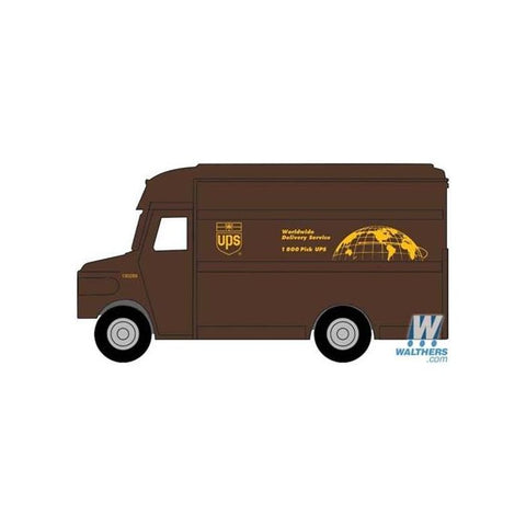 Walthers 949-14000 HO Gauge UPS Package Car Bow Tie Shield Logo