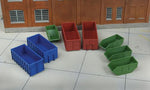 Walthers 949-4106 HO Gauge Industrial Dumpsters Kit