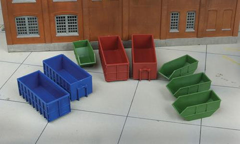 Walthers 949-4106 HO Gauge Industrial Dumpsters Kit